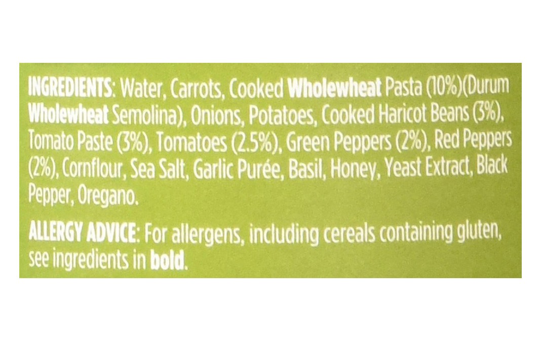 Baxters Vegetarian Minestrone with Wholemeal Pasta   Tin  400 grams